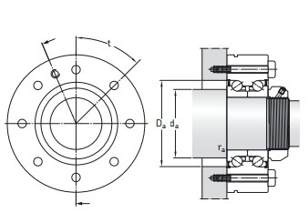角接觸球軸承，品牌：SKF，尺寸圖4