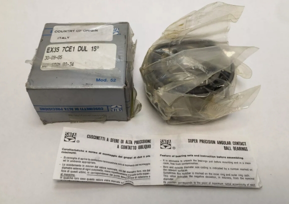 角接觸球軸承，品牌：SNFA，示例圖片341